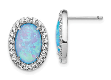 Sterling Silver Earrings Style QCM1383 - Classique Jewelry Inc.