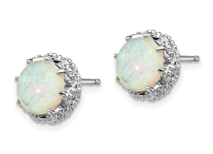 Sterling Silver Earrings Style QCM1390 - Classique Jewelry Inc.