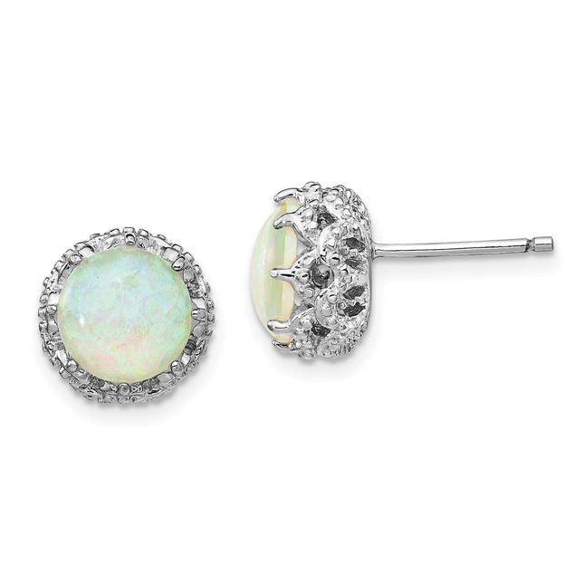 Sterling Silver Earrings Style QCM1390 - Classique Jewelry Inc.