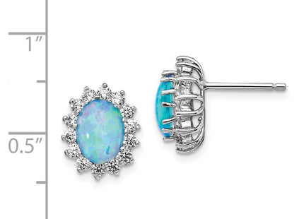 Sterling Silver Earrings Style QCM1396 - Classique Jewelry Inc.
