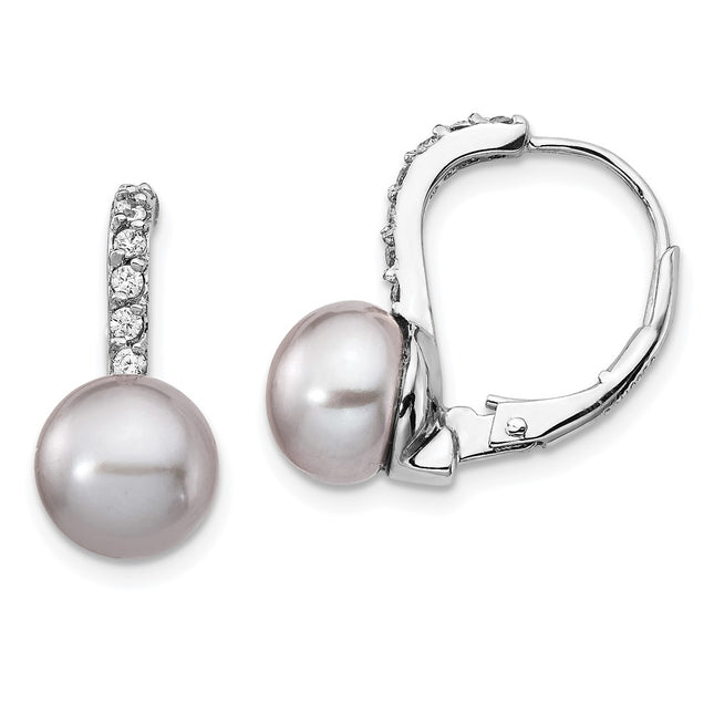 Sterling Silver Earrings Style QCM1406 - Classique Jewelry Inc.
