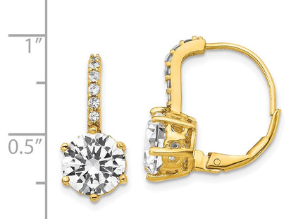SS/Gold Plated Earrings Style QCM1408 - Classique Jewelry Inc.