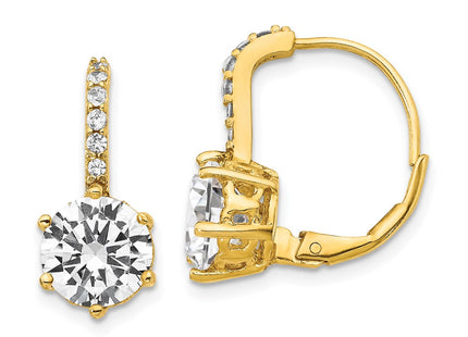 SS/Gold Plated Earrings Style QCM1408 - Classique Jewelry Inc.