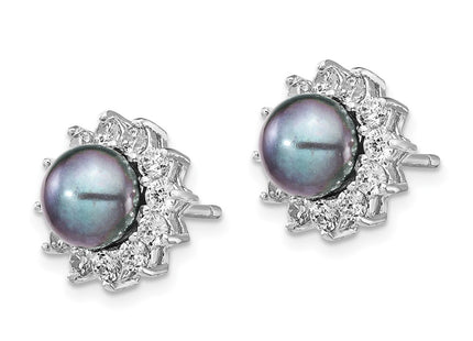 Sterling Silver Earrings Style QCM1414 - Classique Jewelry Inc.