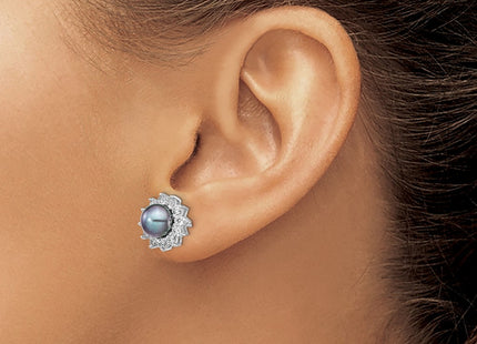Sterling Silver Earrings Style QCM1414 - Classique Jewelry Inc.