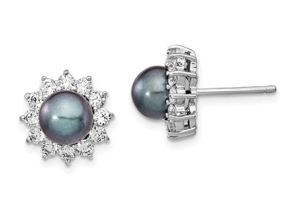 Sterling Silver Earrings Style QCM1414 - Classique Jewelry Inc.