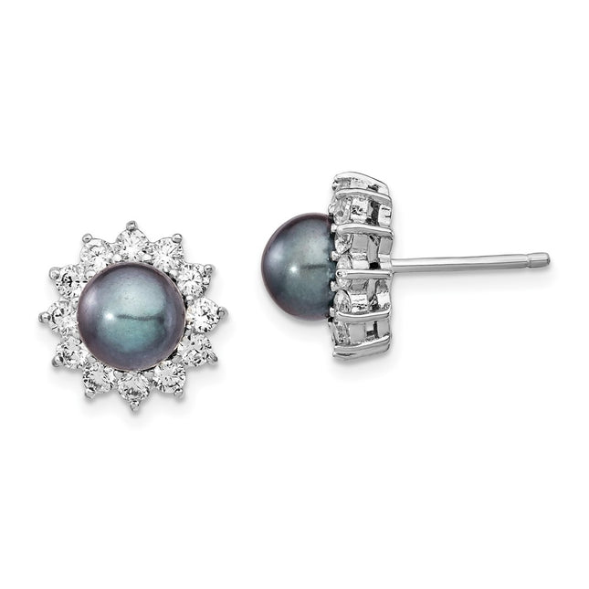 Sterling Silver Earrings Style QCM1414 - Classique Jewelry Inc.
