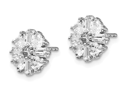 Sterling Silver Earrings Style QCM1426 - Classique Jewelry Inc.