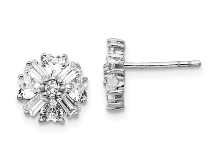 Sterling Silver Earrings Style QCM1426 - Classique Jewelry Inc.