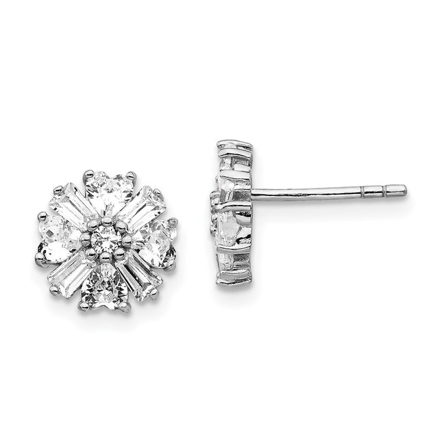 Sterling Silver Earrings Style QCM1426 - Classique Jewelry Inc.