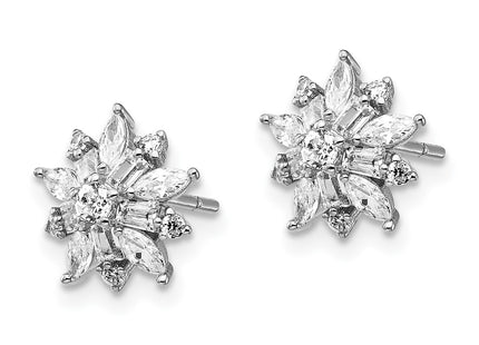 Sterling Silver Earrings Style QCM1427 - Classique Jewelry Inc.