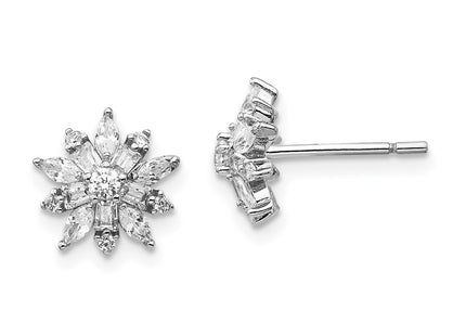 Sterling Silver Earrings Style QCM1427 - Classique Jewelry Inc.