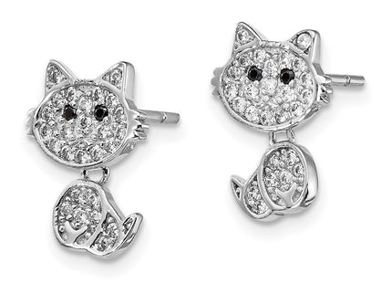 Sterling Silver Earrings Style QCM1437 - Classique Jewelry Inc.