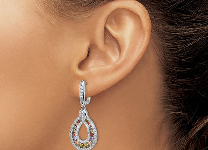 Sterling Silver Earrings Style QCM1439 - Classique Jewelry Inc.