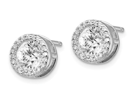 Sterling Silver Earrings Style QCM1454 - Classique Jewelry Inc.