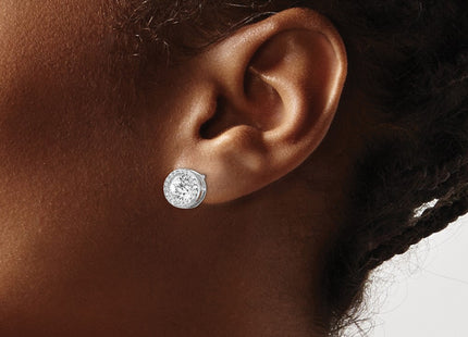 Sterling Silver Earrings Style QCM1454 - Classique Jewelry Inc.