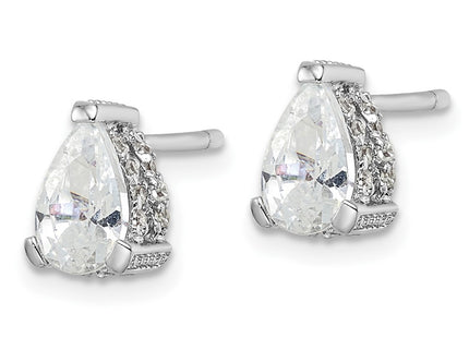 Sterling Silver Earrings Style QCM1463 - Classique Jewelry Inc.