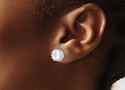 Sterling Silver Earrings Style QCM1464 - Classique Jewelry Inc.