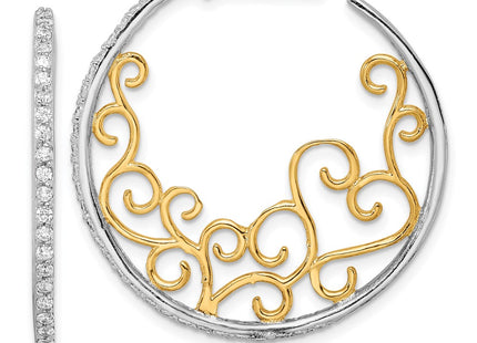 Sterling Silver Earrings Style QCM1466 - Classique Jewelry Inc.