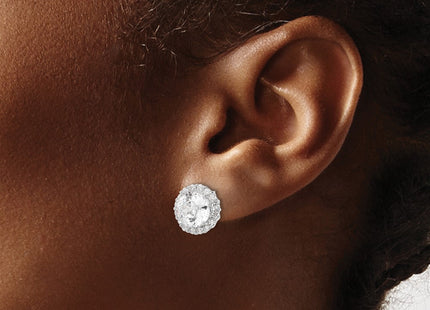 Sterling Silver Earrings Style QCM1470 - Classique Jewelry Inc.