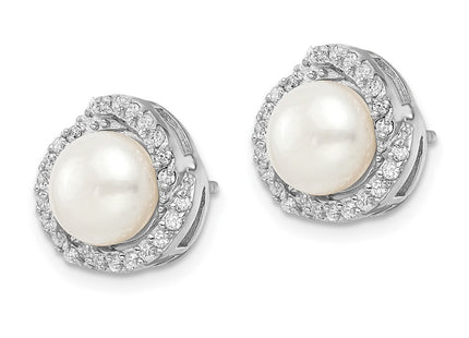 Sterling Silver Earrings Style QCM1473 - Classique Jewelry Inc.
