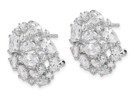 Sterling Silver Earrings Style QCM1482 - Classique Jewelry Inc.