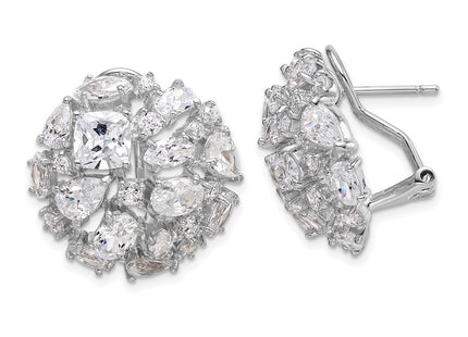 Sterling Silver Earrings Style QCM1482 - Classique Jewelry Inc.