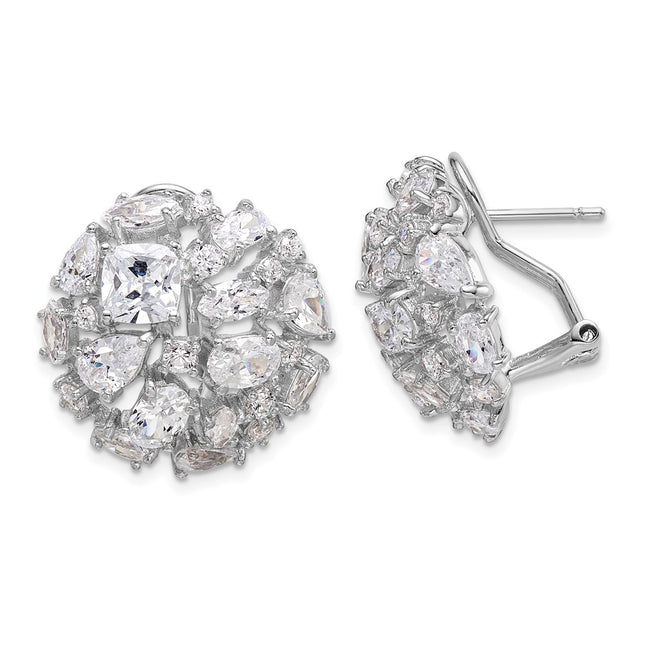 Sterling Silver Earrings Style QCM1482 - Classique Jewelry Inc.
