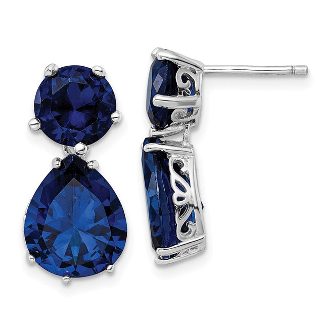 Sterling Silver Earrings Style QCM1483 - Classique Jewelry Inc.