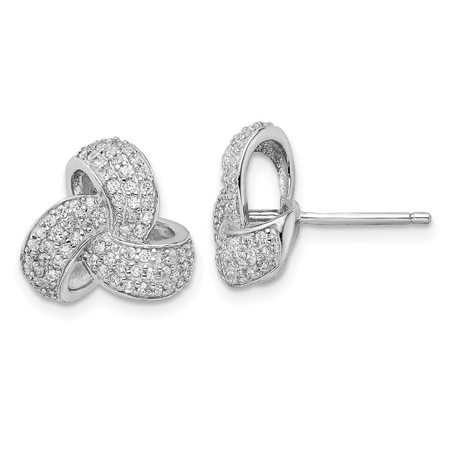 Sterling Silver Earrings Style QCM1486 - Classique Jewelry Inc.