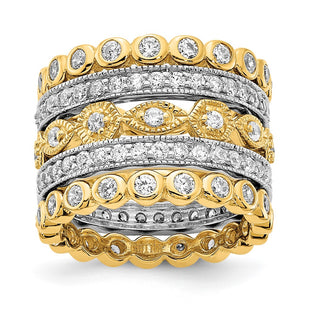 Sterling Silver Rings Style QCM1495 - Classique Jewelry Inc.