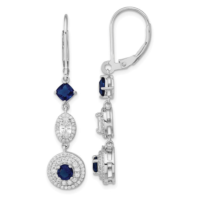Sterling Silver Earrings Style QCM1512 - Classique Jewelry Inc.