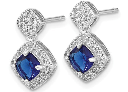 Sterling Silver Earrings Style QCM1518 - Classique Jewelry Inc.