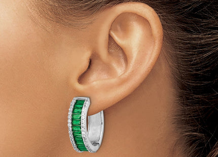 Sterling Silver Earrings Style QCM1519 - Classique Jewelry Inc.
