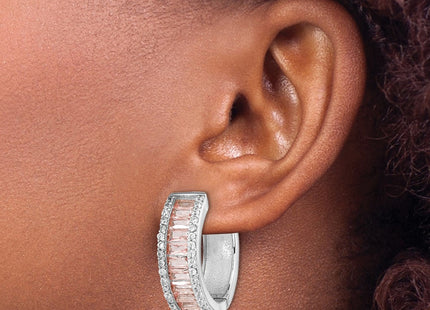 Sterling Silver Earrings Style QCM1520 - Classique Jewelry Inc.