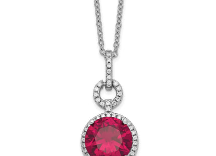 Sterling silver cubic zirconia earrings