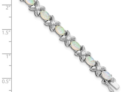 Sterling Silver Bracelets Style QCM1533 - Classique Jewelry Inc.