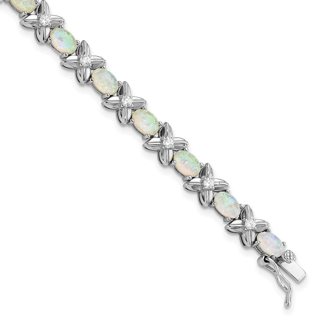 Sterling Silver Bracelets Style QCM1533 - Classique Jewelry Inc.