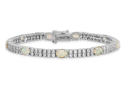 Sterling Silver Bracelets Style QCM1534 - Classique Jewelry Inc.