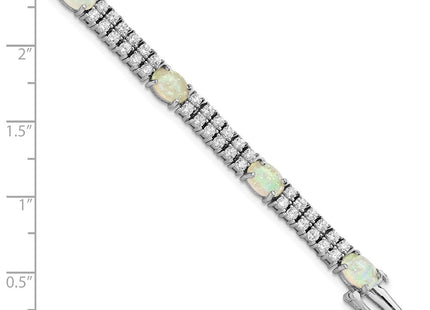 Sterling Silver Bracelets Style QCM1534 - Classique Jewelry Inc.