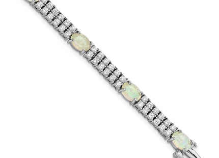 Sterling Silver Bracelets Style QCM1534 - Classique Jewelry Inc.