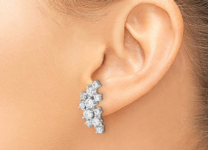 Sterling Silver Earrings Style QCM1541 - Classique Jewelry Inc.