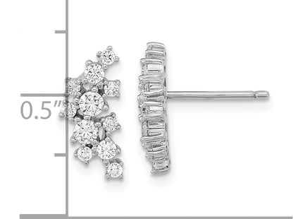 Sterling Silver Earrings Style QCM1541 - Classique Jewelry Inc.