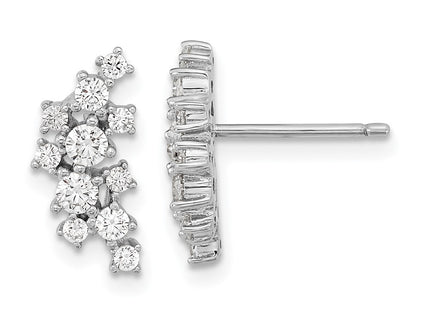 Sterling Silver Earrings Style QCM1541 - Classique Jewelry Inc.