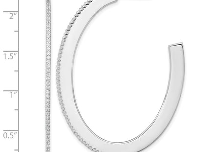 Sterling Silver Earrings Style QCM1563 - Classique Jewelry Inc.