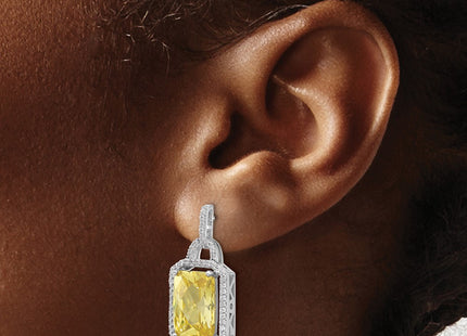 Sterling Silver Earrings Style QCM1574 - Classique Jewelry Inc.