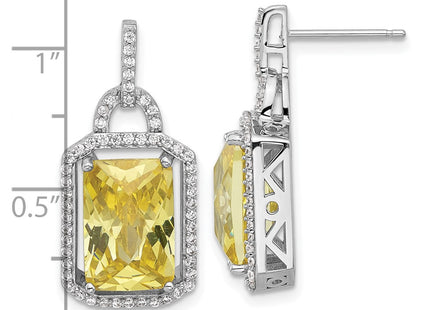 Sterling Silver Earrings Style QCM1574 - Classique Jewelry Inc.