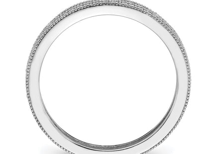 Sterling silver cubic zirconia ring, alternate view