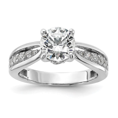 Sterling silver cubic zirconia ring
