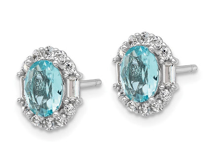 Sterling Silver Earrings Style QCM1586 - Classique Jewelry Inc.